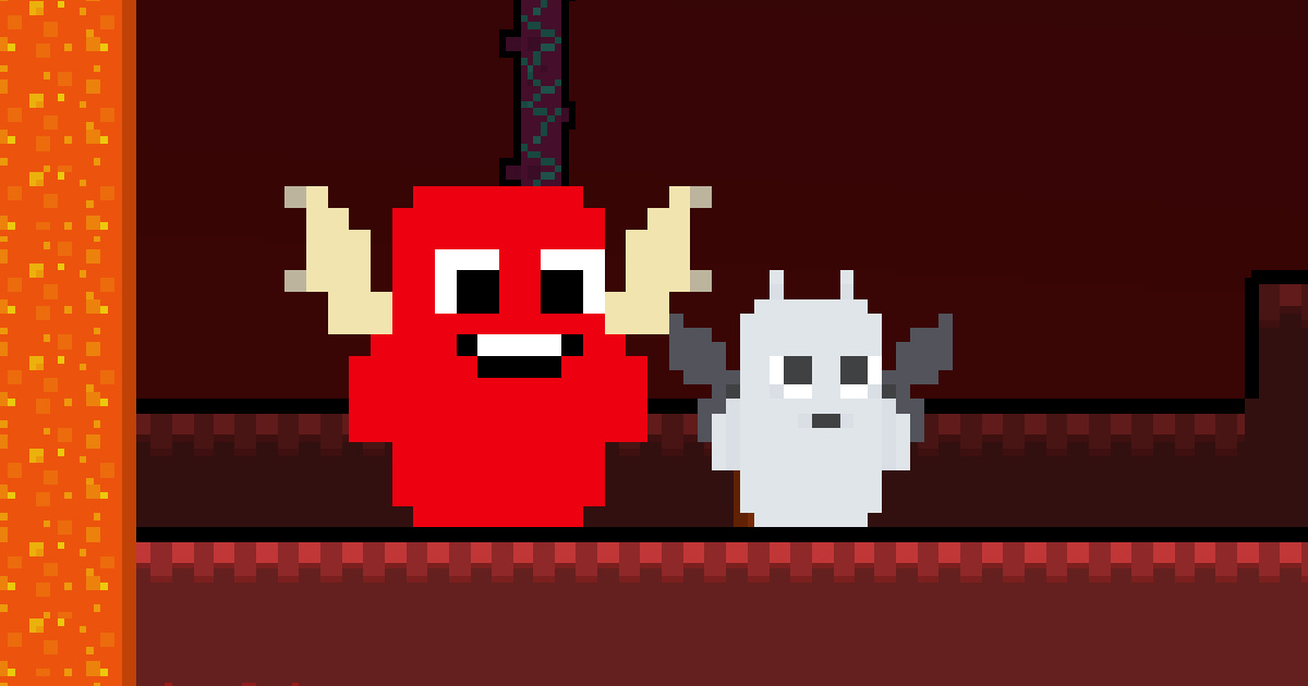 Image Happy Devil and UnHappy Angel