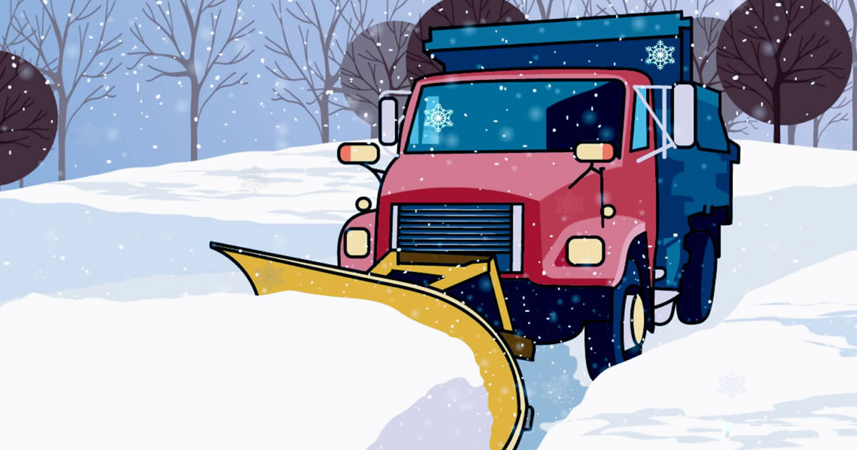 Image Hidden Snowflakes in Plow Trucks