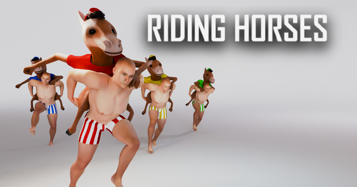 Image Riding Horses